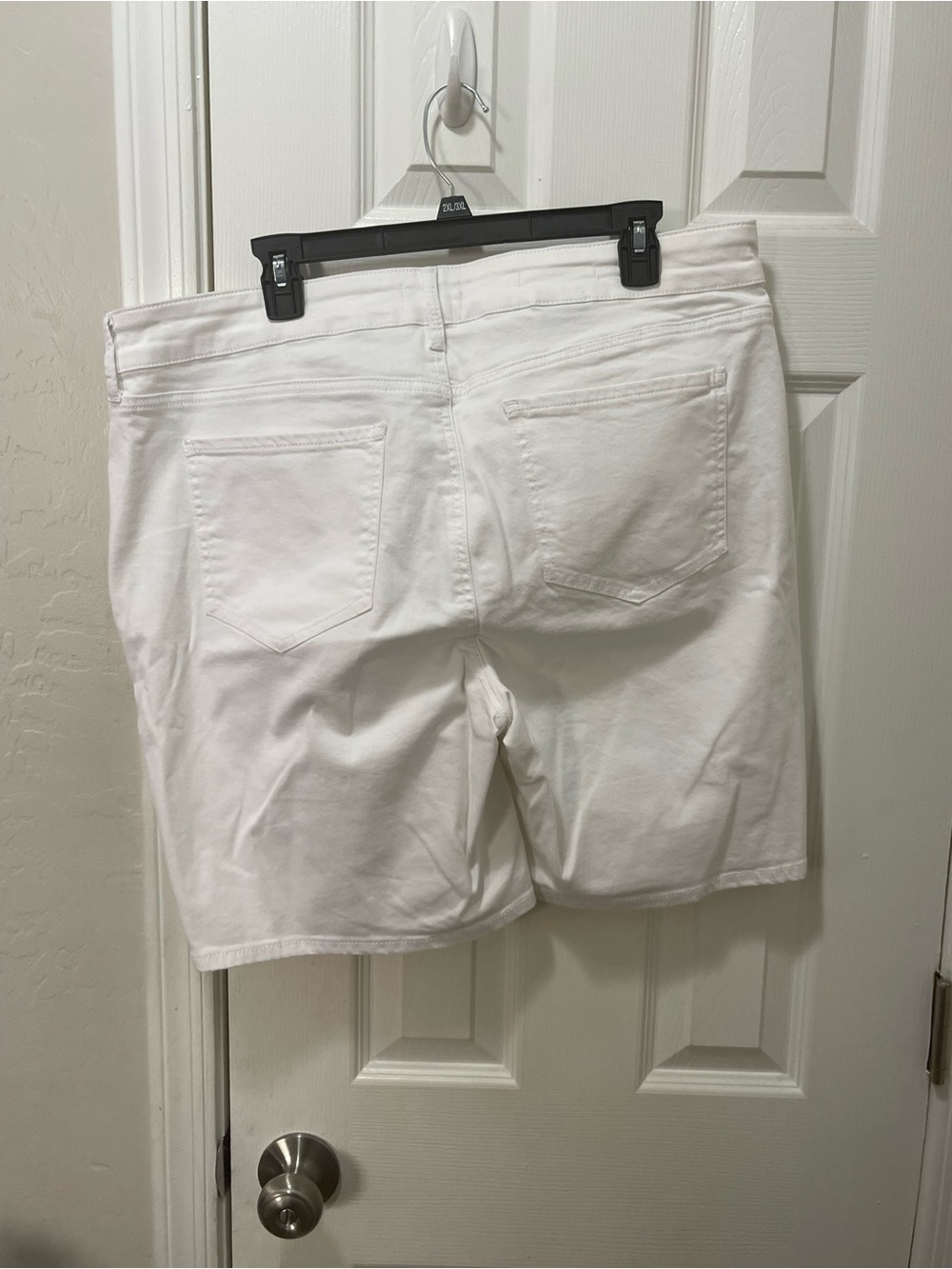 NYDJ White Denim Bermuda Shorts - Picture 3 of 3